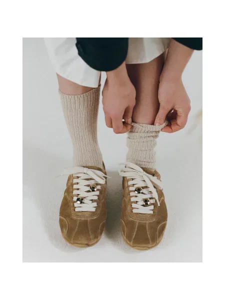 Sneakersy Nubikk brązowe