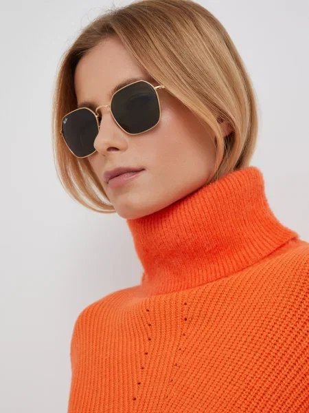 Сонцезахисні окуляри Ray-Ban золотий