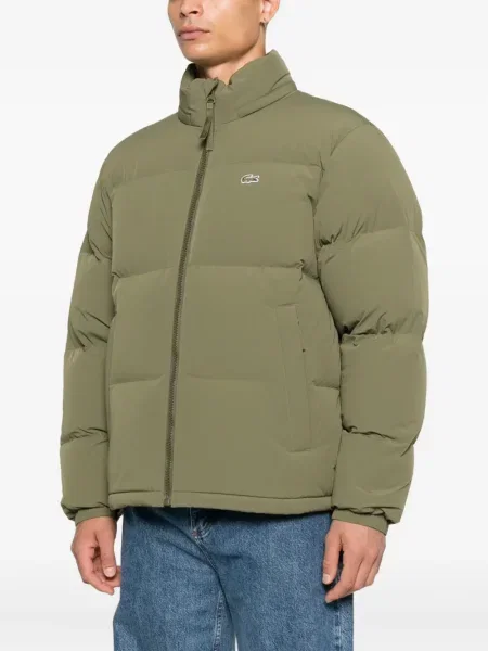 Geacă cu puf Lacoste verde