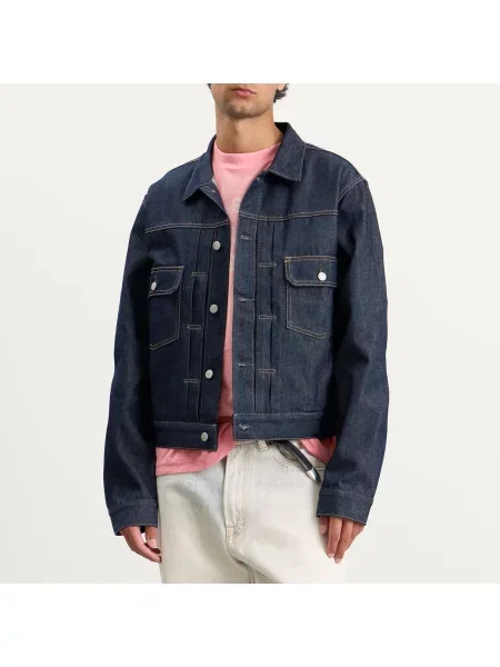 Kurtka jeansowa Acne Studios niebieska