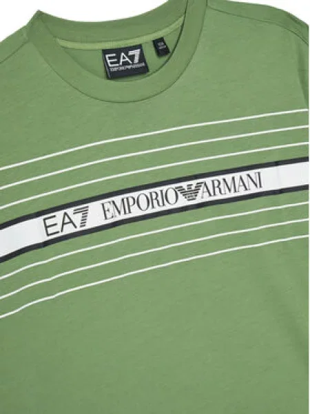 Dětské tričko Ea7 Emporio Armani zelené