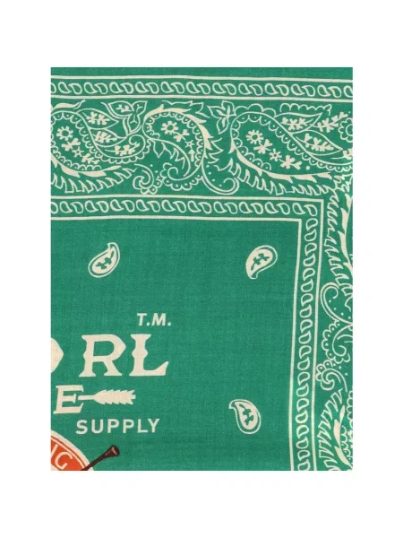Chusta Polo Ralph Lauren z nadrukiem z wzorem paisley zielona