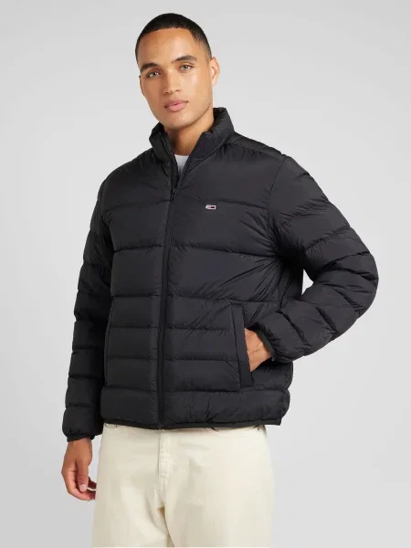 Tommy Jeans Geacă din puf negru
