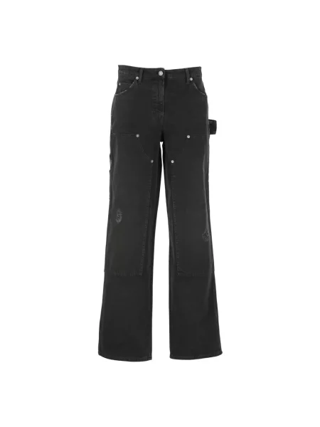 Jeansy Golden Goose z przetarciami czarne