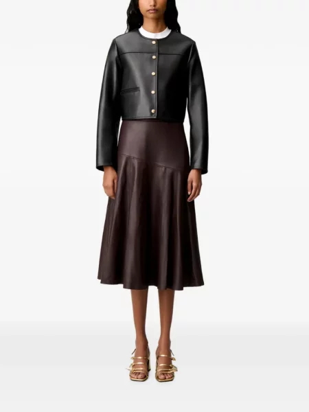 Geanta de piele Claudie Pierlot negru