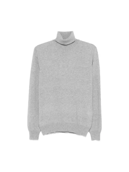 Sweter z golfem Gran Sasso z kaszmiru szary