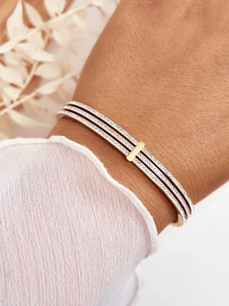 Zapestnica Glam Chic bela