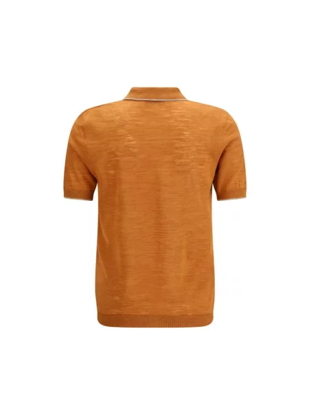 Koszulka polo Brooksfield pomarańczowa