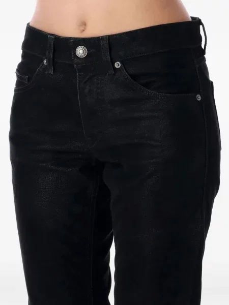 Pantaloni Marant Etoile din piele negru