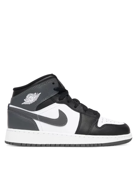 Tenisice Nike Air Jordan 1 Mid GS Siva bijela