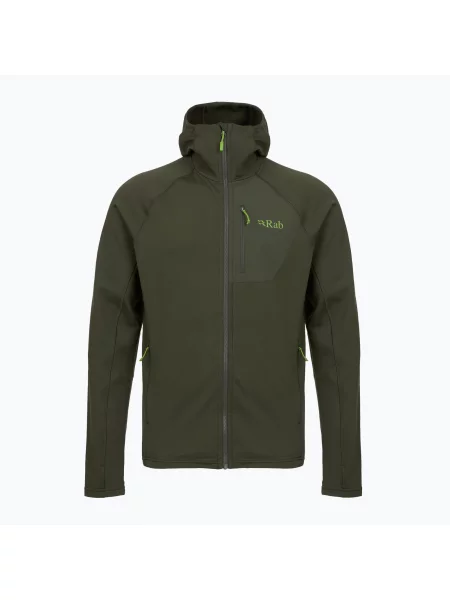 Férfi pulóver Rab Superflux Hoody army Superflux Hoody zöld