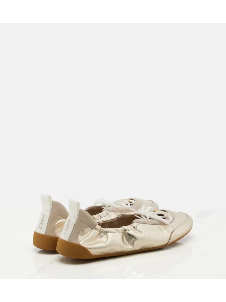 Balerini Chloé din piele