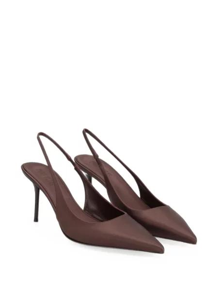 Pantofi cu toc Paris Texas slingback maro