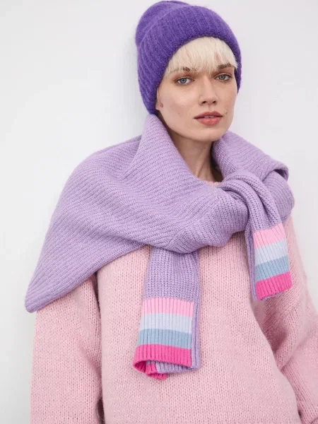 Шапка с вълна Medicine виолетово
