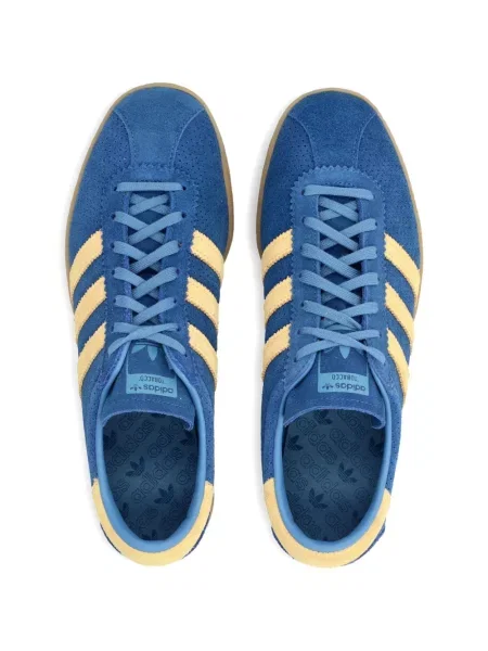 Pantaloni scurți Adidas alergare cu broderie alb