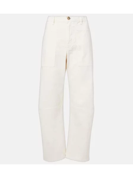 Pantaloni Velvet de catifea galben