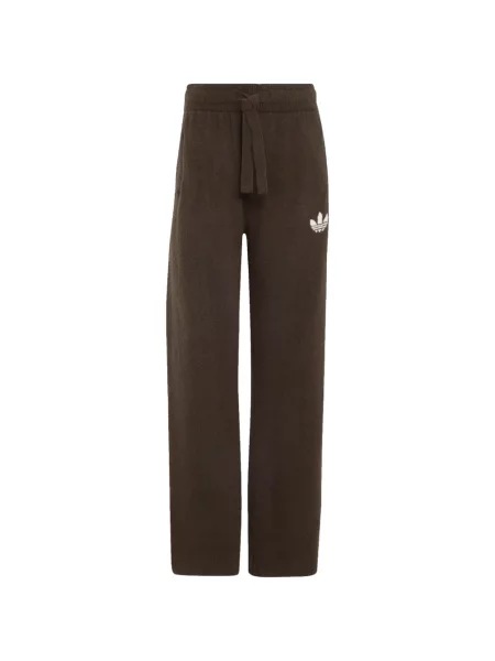 Fleece τρέξιμο πουλόβερ Adidas με κέντημα καφέ