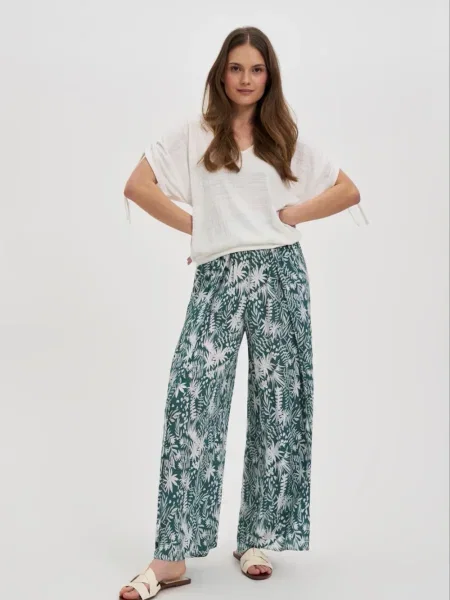 Pantaloni Marisse alb