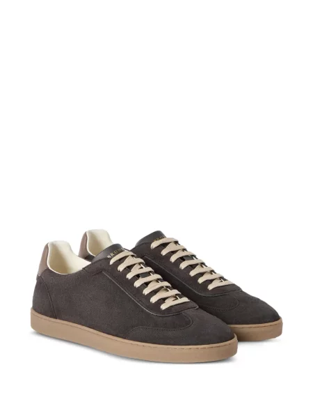 Sneakers Brunello Cucinelli σουέντ μαύρο
