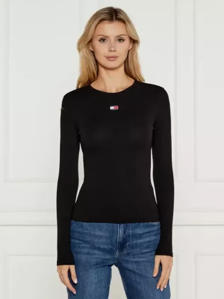 Tommy Jeans Bluză negru