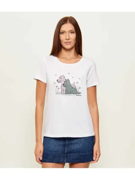 Barbour Tricou Clover alb