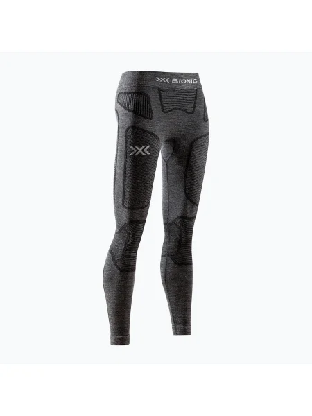 Pantaloni termoactivi pentru femei X-Bionic Symbio Merino rhino gri