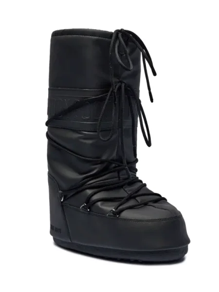 Cizme De Zăpadă Pentru Femei Moon Boot Icon Rubber negru