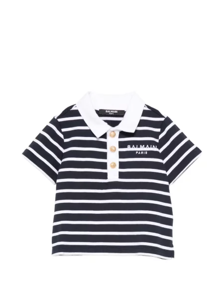 Koszulka polo dziecięca Balmain niebieska