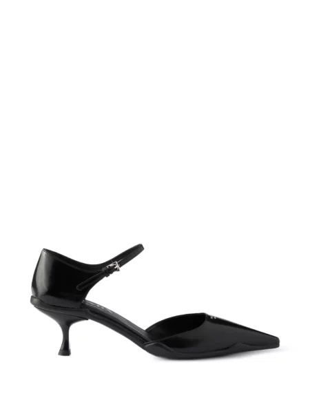 Pantofi cu toc Prada din piele negru