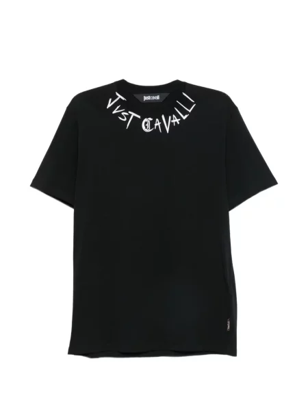 Tricou Just Cavalli cu imagine negru