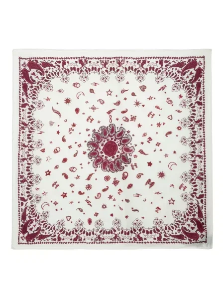 Fular Zadig&voltaire cu imagine alb