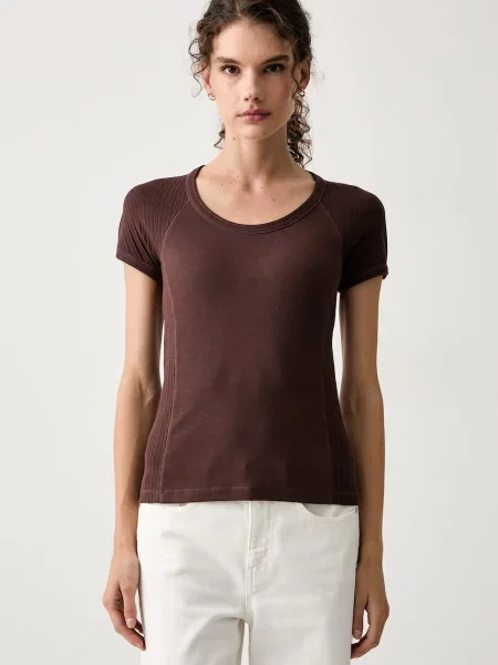Max&Co. tricou pentru femei cu STRANO maro