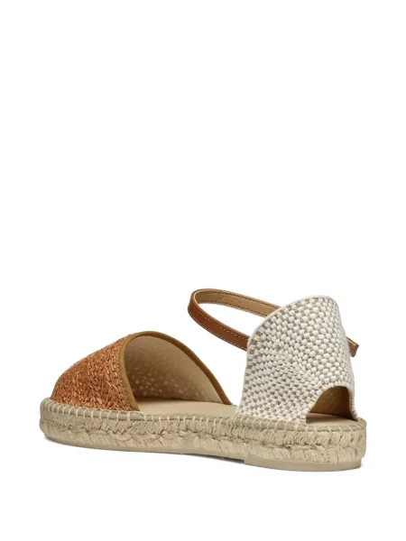 Espadrile Geox cu bretele maro