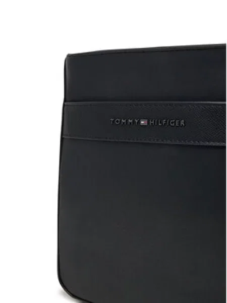 Torbica za okrog pasu Tommy Hilfiger Th Corp Mini Crossover črna