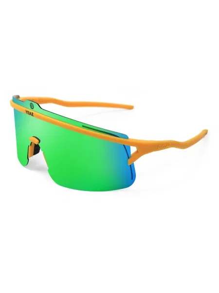 YEAZ Športna sončna očala Sunshade / oranžna zelena