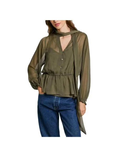 Blúzka Pepe Jeans zelená