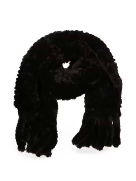 Fular Pinko cu blană negru