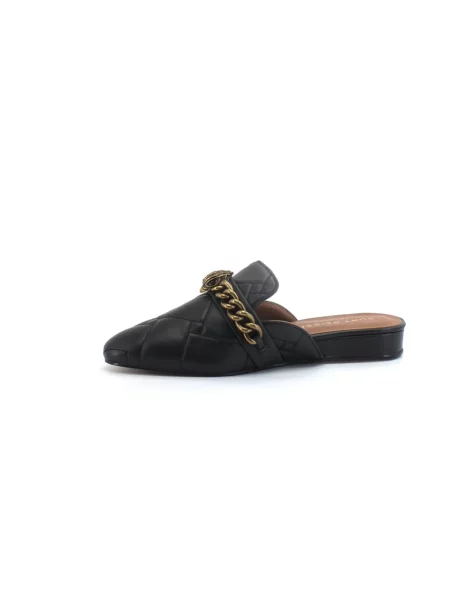 Klapki mules Kurt Geiger skórzane czarne