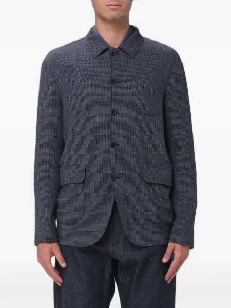 Sacou Emporio Armani în carouri gri