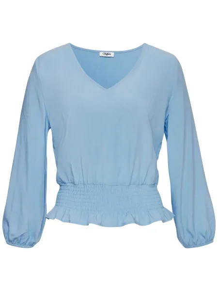 BUFFALO Bluză deschis albastru