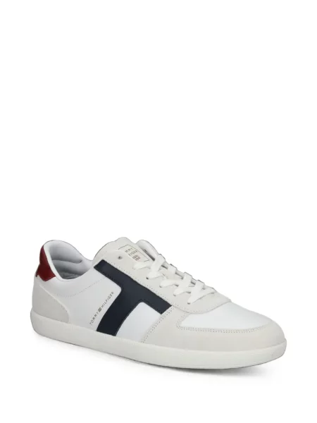 Sneakerși Tommy Hilfiger din piele alb