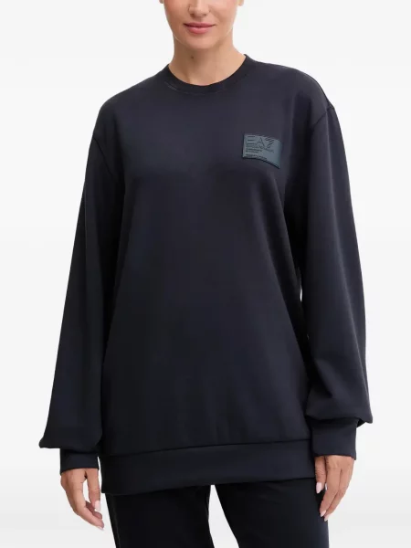 Hanorac crewneck Ea7 Emporio Armani albastru