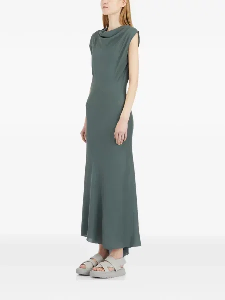 Jedwabna sukienka Cortana zielona