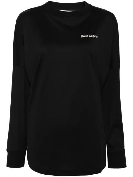Tricou Palm Angels cu autograf negru