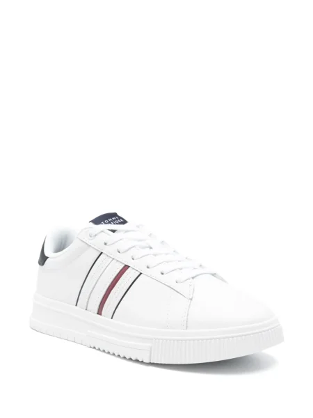 Sneakerși Tommy Hilfiger din piele alb