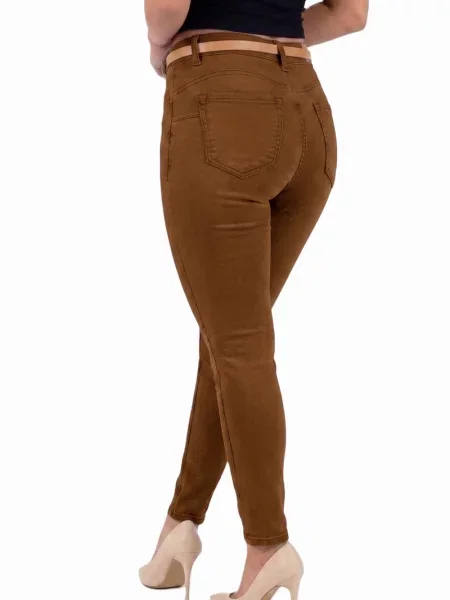 Blugi skinny M.sara cu talie înaltă negru
