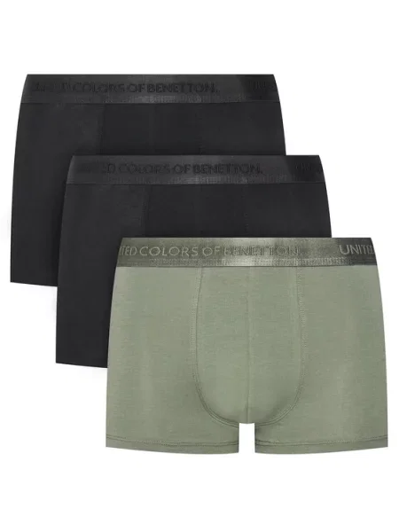 Hlačke United Colors Of Benetton črna