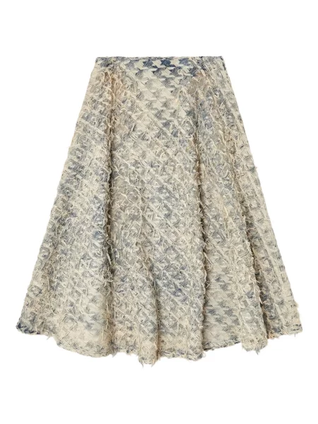 Fustă din denim Diesel albastru