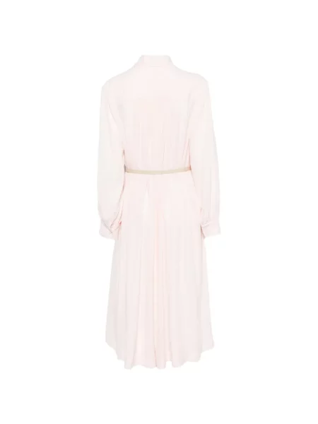 Cu centură rochie midi Fabiana Filippi roz