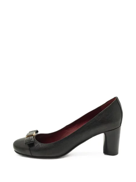 Pantofi cu toc Marc By Marc Jacobs cu funde negru